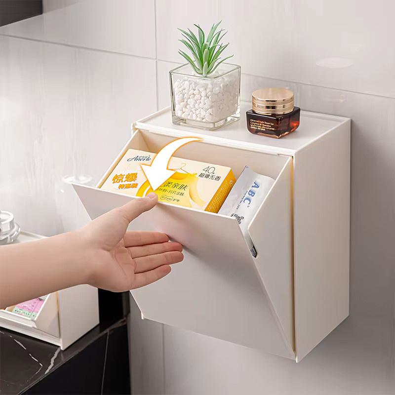 Magnetische Aufbewahrungsbox für den Kühlschrank in Weiß aus Kunststoff - Bild 3