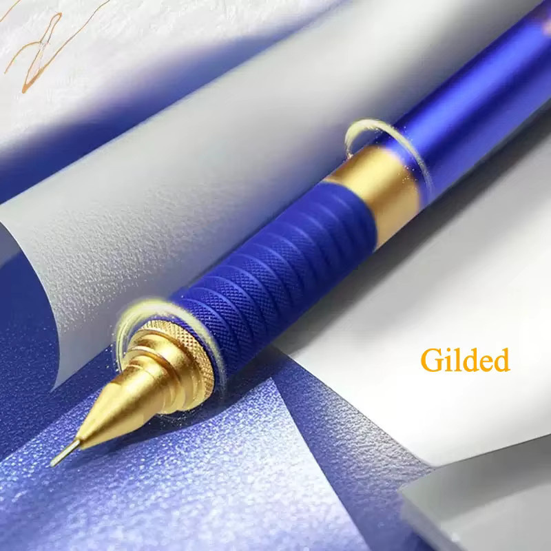 STAEDTLER MARS Limited Edition Druckbleistift 0,5 mm HB in Gold/Silber/Blau mit Geschenkbox - Bild 4