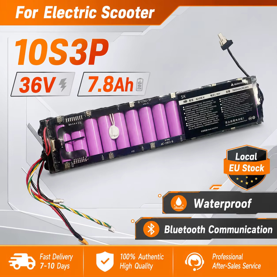 10S3P 36V 7800mAh Elektroroller-Akku für Xiaomi und Mijia M365 M356 in Lila - Bild 3