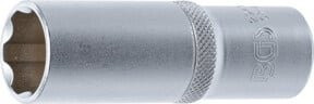 BGS Steckschlüssel-Einsatz Super Lock tief mit 1/2 Zoll Innenvierkant und 19 mm Schlüsselweite in Silber - Bild 1