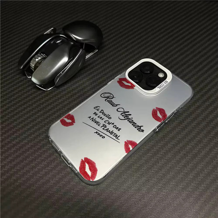 Handyhülle Rapper Rauw Alejandro für iPhone 11 bis 17 Pro Max in Schwarz Lila Matt Laser Metallic Aurora Design - Bild 4