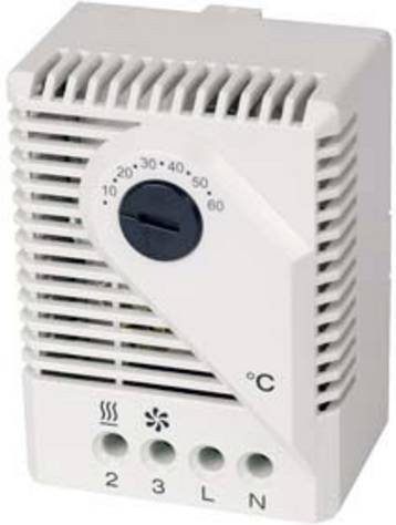 Siemens Thermostat 8MR2170-1B 230V in Weiß, B: 5,0 cm, T: 3,8 cm, H: 6,7 cm - Bild 1