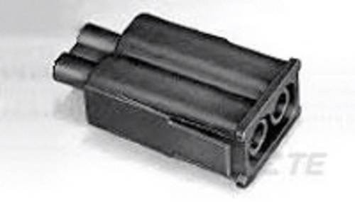 TE Connectivity Leiterplattensteckverbinder Schwarz 2-polig 2862382-1 - Bild 1