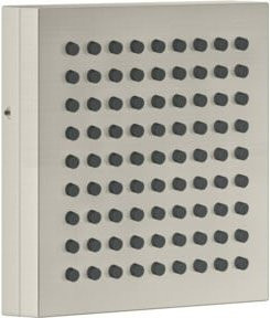 Hansgrohe Axor ShowerComposition Duschkopf mit 1 Strahl in Edelstahl Finish, Silber, B/B/H: 11 x 11 x 1,1 cm - Bild 1