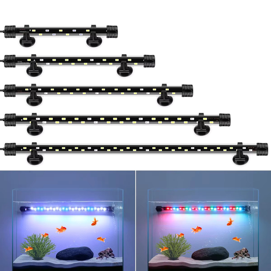 MALITAI Wasserdichte LED Unterwasser Lampe für Aquarium und Schwimmbad in RGB, Weiß und Blau - Bild 6