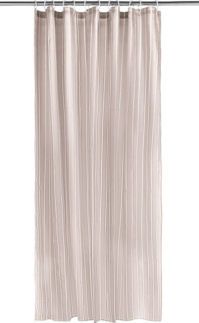 LIVARNO Duschvorhang aus Polyester in Beige, B: 180 cm, H: 200 cm - Bild 1