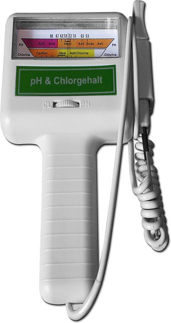Wassertestgerät zur Messung von pH-Wert und Chlorgehalt - Bild 1