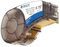 Brady M21-750-427 Druckeretikett aus Vinyl, Transparent/Weiß, Breite: 0,427 cm - Bild 1