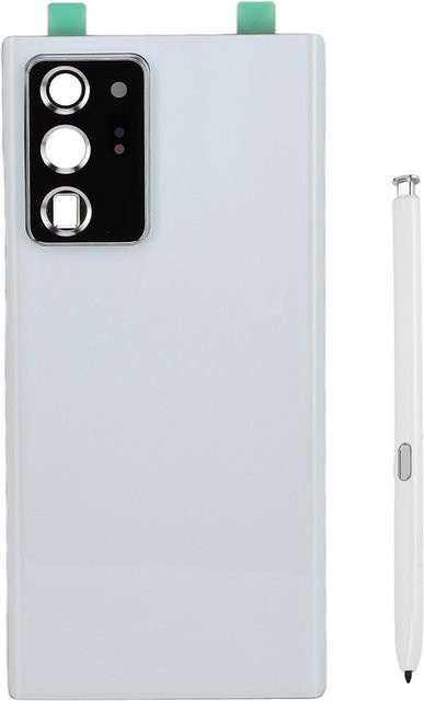 Samsung Galaxy Note 20 Ultra Ersatz Glasabdeckung für die Rückseite in Weiß inklusive Stiftspitzen und Reparaturwerkzeugen - Bild 1