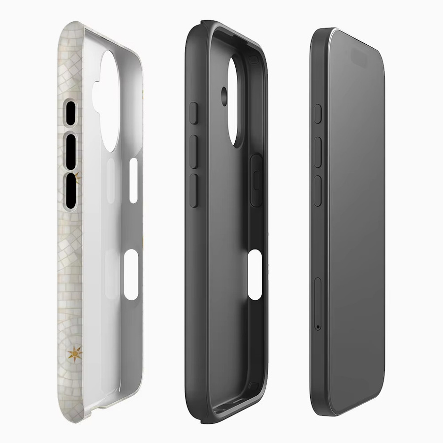 Potdemiel Mosaik-Stern Handyhülle für iPhone 17 16 15 14 13 Pro Max Plus Magnetisch und Robust - Bild 2