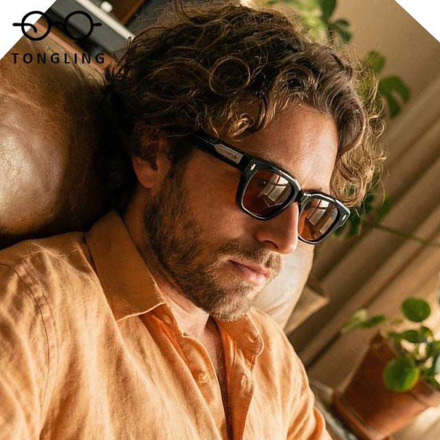 QIRONG Sonnenbrille, Unisex, Vollrand, Square, Acetat - Bild 1