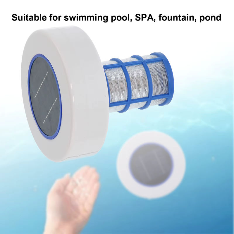 Solarbetriebener Pool Ionisator mit Silber-Ionen zur Reinigung von Schwimmbad, Spa und Brunnen in Weiß - Bild 5