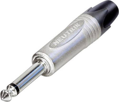 Neutrik NP2X Klinken-Steckverbinder 6.35 mm Stecker, gerade, 2 Mono, Silber - Bild 1