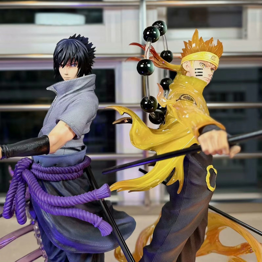 Bandai Naruto Shippuden Uzumaki Uchiha Sasuke Actionfigur, Kunststoff, Bunt / Mehrfarbig - Bild 2