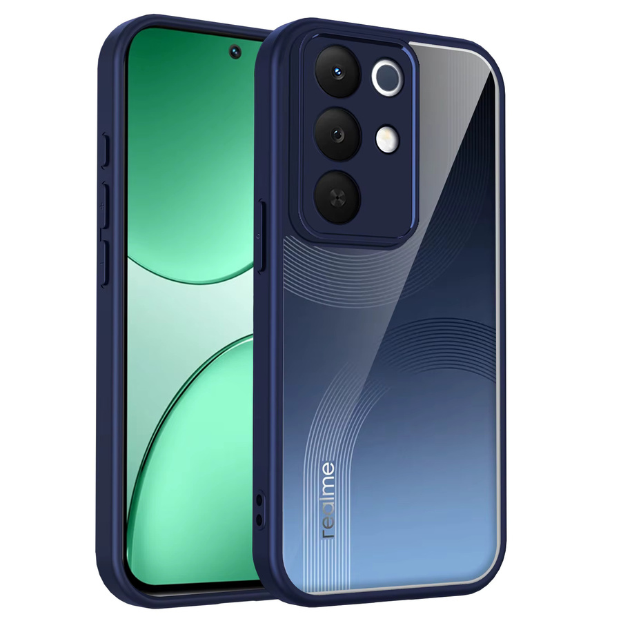 Transparente Silikon Handyhülle für Realme C85 Pro, Realme C85 und Realme Narzo 90x mit matter Rückseite und Luftpolster-Stoßfänger-Schutz - Bild 2