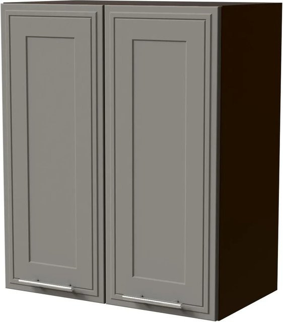 Feldmann-Wohnen Hängeschrank Salo Lava / Dust Grey Matt mit Soft-Close-Türen, Breite: 60 cm, Tiefe: 32,5 cm, Höhe: 72 cm - Bild 1
