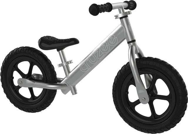 Lernlaufrad Cruzee Spezial Balance Bike aus Aluminium in Silber - Bild 1
