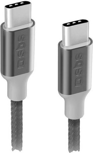 Sbs mobile USB-C Ladekabel Schwarz 1,5m hochflexibel TECABLETCC20BK - Bild 1