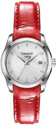 Tissot Armbanduhr, Quarz, Edelstahlgehäuse, 32 mm, Lederarmband, Herren - Bild 1