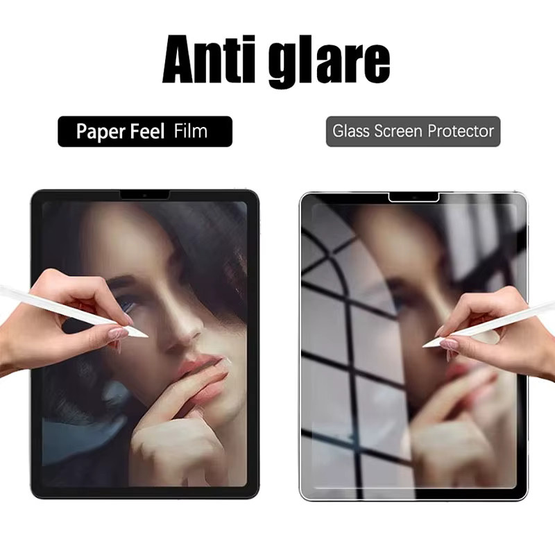 2er-Pack Papiergefühl Displayschutz Matte Folie für Xiaomi Pad 5 6 7 6S Pro und Redmi Pad SE, Transparent - Bild 2