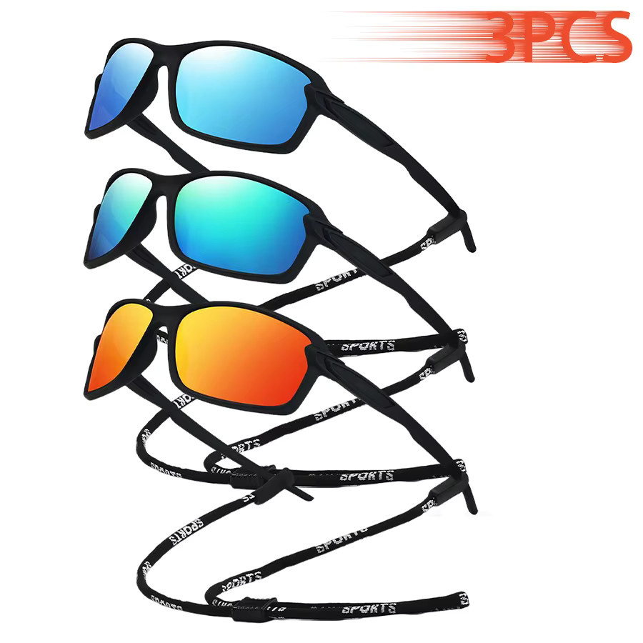 WSZ Sportsonnenbrille, Vollrand, Kunststoff, Schwarz, Unisex - Bild 3