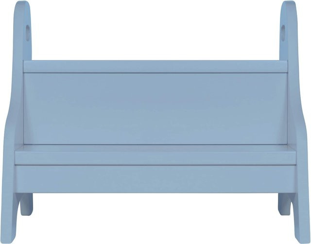Kindsgut Kinderschemel aus Holz in Blau, B/T/H: 33 x 37 x 40 cm - Bild 1
