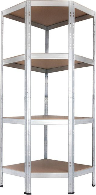 Ar shelving Schwerlaststeckregal verzinkt, B/H/T: 70 x 180 x 40 cm - Bild 1