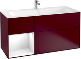 V&B Waschtischunterschrank Finion in Weiß lackiert, Breite: 119,6 cm, Tiefe: 49,8 cm - Bild 1