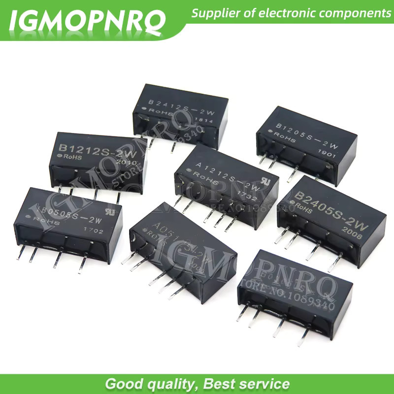 Isolierendes Schaltnetzteil Modul IB0505S-2W in Schwarz - Bild 1