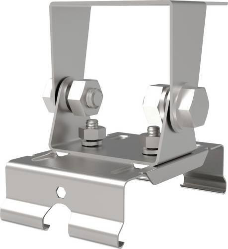 Heitronic SHARK-X Montagehalterung Klemme aus Metall in Silber - Bild 1