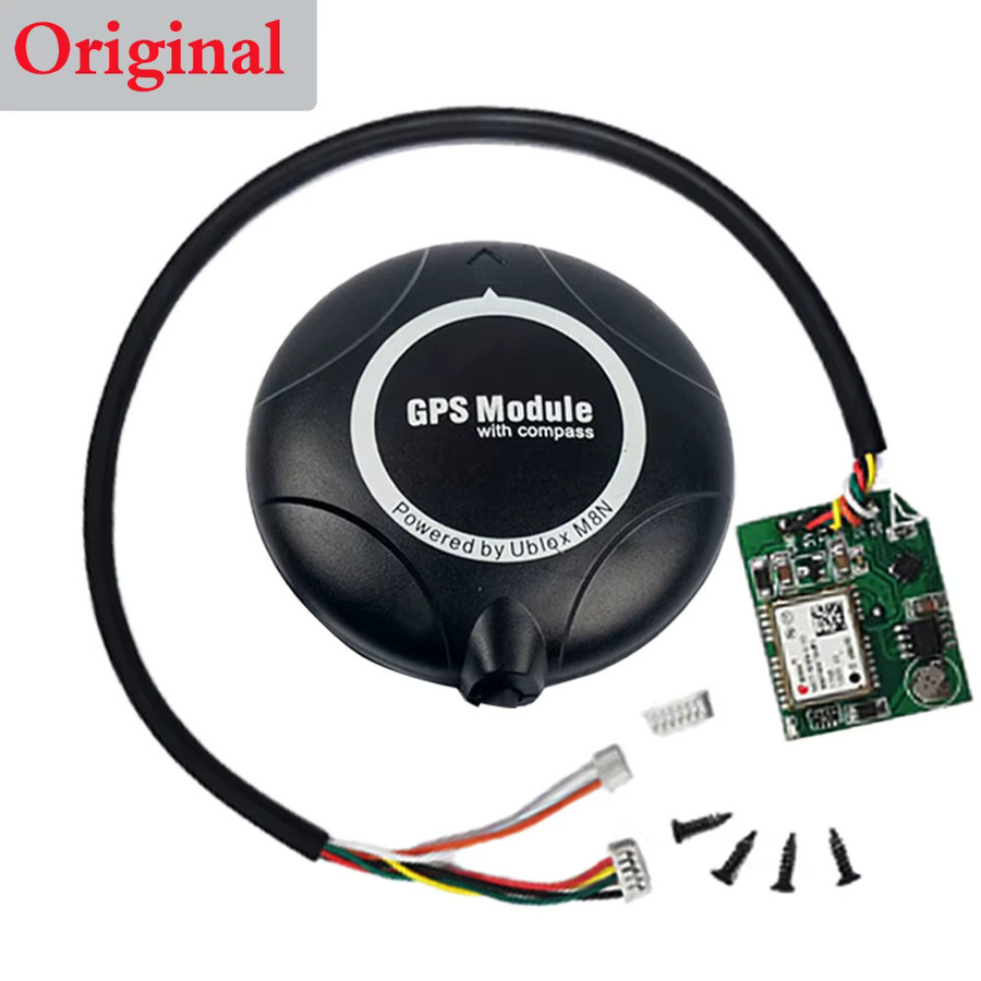 QX-MOTOR M8N NEO-M8N GPS-Modul mit integriertem Kompass für APM PIX Pixhawk PX4 Flight Controller Drohnen in Schwarz - Bild 2