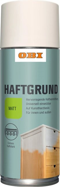 OBI Haftgrundierung Spray Weiß matt 400 ml - Bild 1