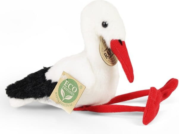 Rappa Maskottchen Storch, Plüsch / Textil, 15 cm, ab 0 Jahre - Bild 1