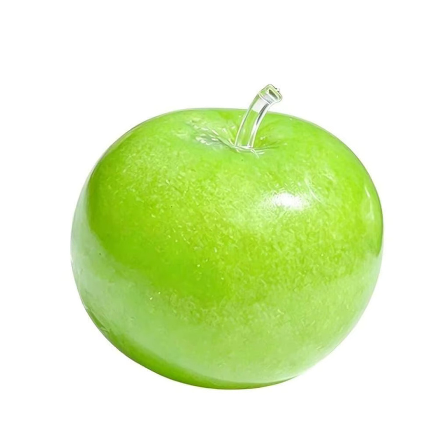 Slush Green Apple Squishy, Slushie Clear Fruit Squishy Apfel, Anti-Stress Sensorik-Spielzeug - Bild 1