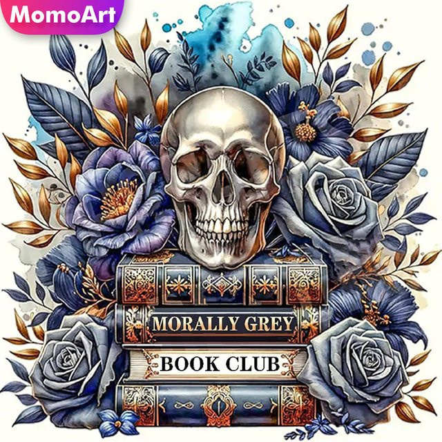 Momoart Diamant Malerei Skelett Acryl Handwerk, Mosaik Buch DIY, Bunt / Mehrfarbig - Bild 1