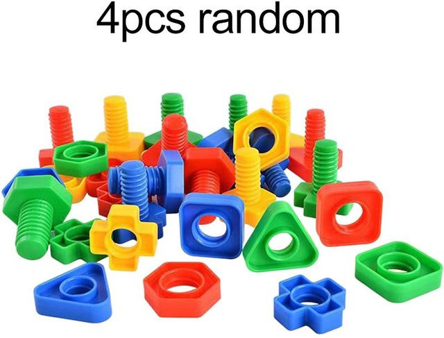Fashnics Schraubbausteine Zuordnungs-Puzzle-Spielzeug, ab 6 Jahren - Bild 1