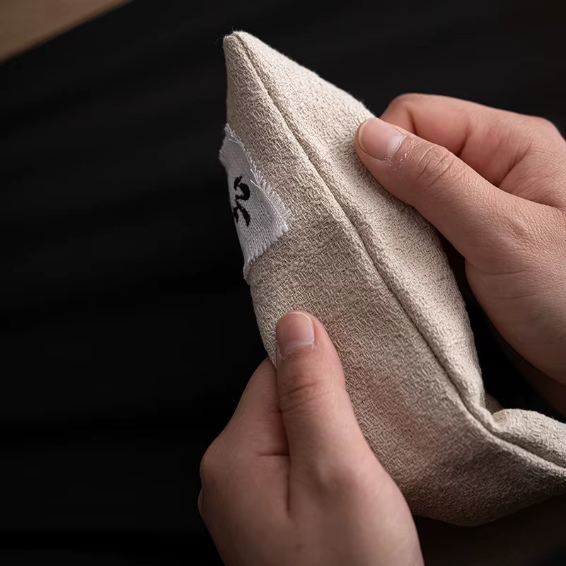 Kreative Tee-Matte aus saugfähiger Baumwolle und Leinen für die Teezeremonie - Bild 2