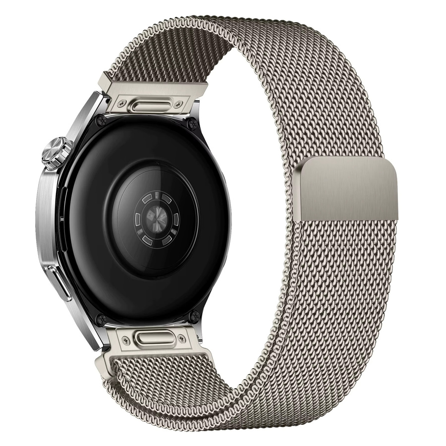 Jansin Uhrenarmband Milanaise, Edelstahl, 22 mm, 20 mm, Unisex - Bild 6