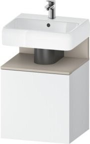 Duravit Waschtischunterschrank Qatego in Weiß Tau Matt, B/T/H: 49 x 42 x 64,5 cm - Bild 1
