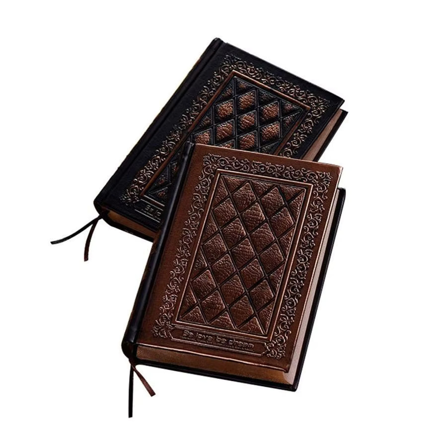 Evangelium der Liebe Vintage Notizbuch aus geprägtem Kunstleder in Braun mit Hardcover und blanken Seiten - Bild 5