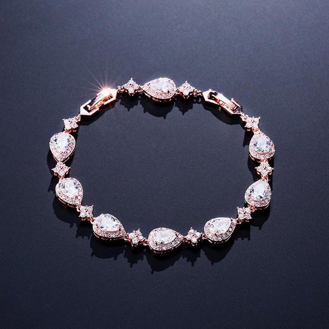 ZAKOL Armband, Roségold, Zirkonia, Damen - Bild 1