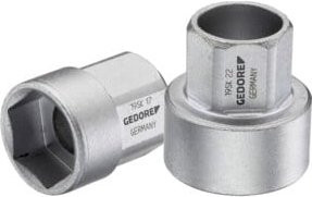 Gedore Steckschlüsseleinsatz 19 SK 24, 1/2", kurz, 24 mm, silber - Bild 1