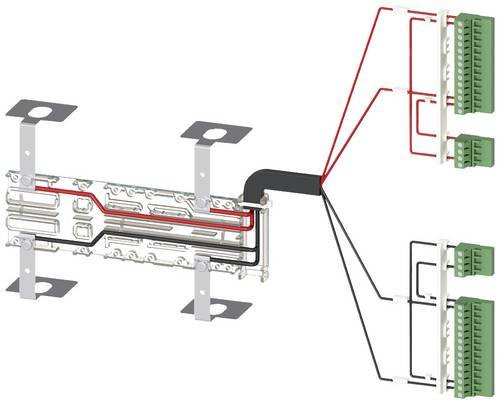 Siemens Spannungsversorgungskabel 2polig 3KC98343 multicolour - Bild 1