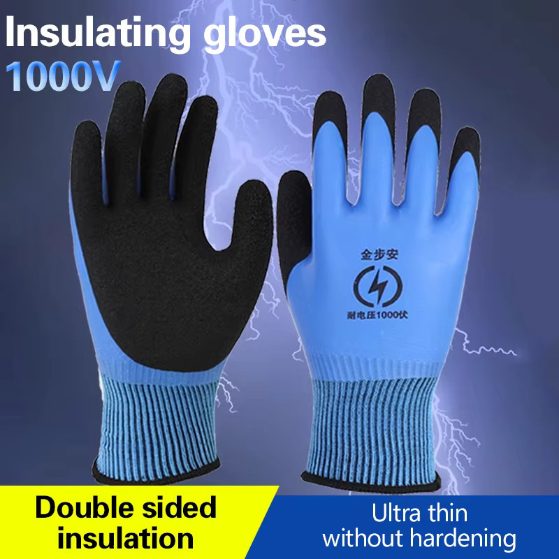 Blaue Elektriker-Isolierhandschuhe mit 1000 V Spannungsfestigkeit für deinen Sicherheitsschutz, 1 Paar - Bild 4