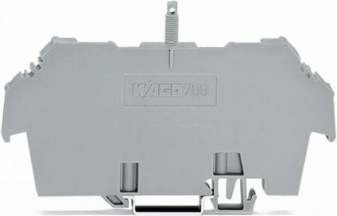 WAGO 709-167 Abdeckprofilträger in Grau, 10 Stück - Bild 1