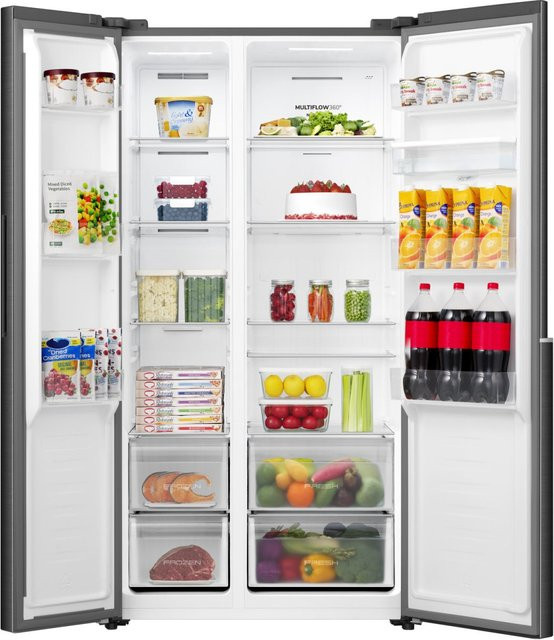 Gorenje Side-by-Side Kühl-Gefrierkombination NRS917E41BXWD in Schwarz B/H/T: 91,1 x 178,6 x 61,5 cm - Bild 4