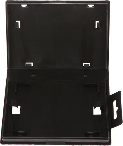CHENJ Ersatzgehäuse für Sega Mega Drive und Genesis, Leere Kunststoffhülle für Spielkassetten, Schwarz, B/T/H: 14,5 x 10 x 2,3 cm - Bild 1