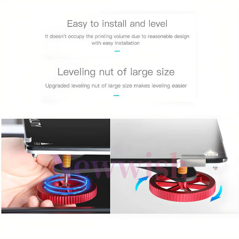 Creality Ender 3 Federn Upgrade Kit für Hotbed Nivellierung in Rot für Ender 3, V2, Pro, S1, Pro, Plus, Neo und Max Neo 3D-Drucker - Bild 3