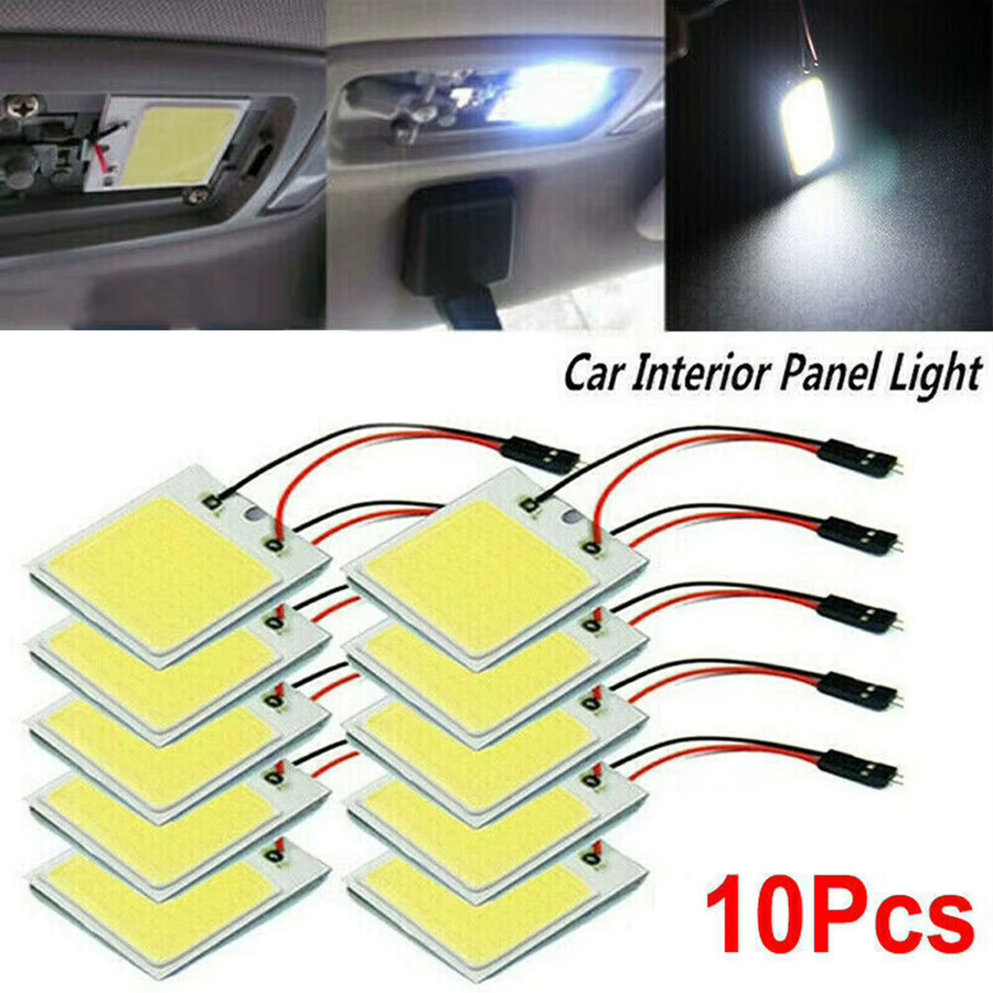 NIGHTKIST 10er Set T10 SMD COB LED Auto-Innenraumbeleuchtung in Weiß, 4W 12V - Bild 3