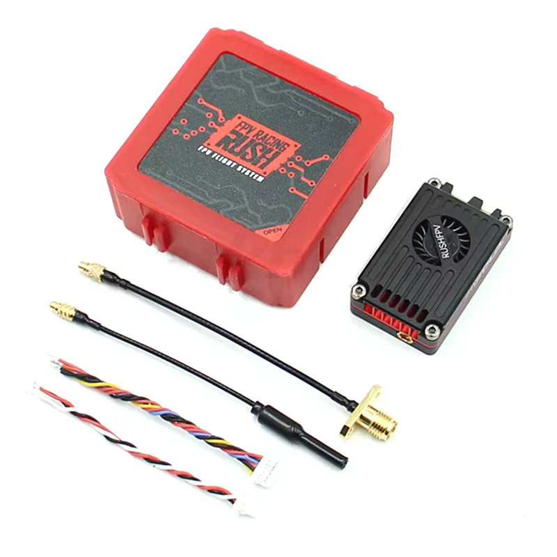 RUSHFPV TANK MAX SOLO VTX 5,8 GHz 2,5 W Hochleistungs-Videosender mit 48 Kanälen in Schwarz für FPV-Drohnen - Bild 2